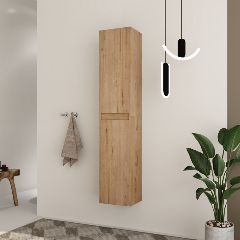 Avonmere 59"H Wall-Mounted Bathroom Cabinet