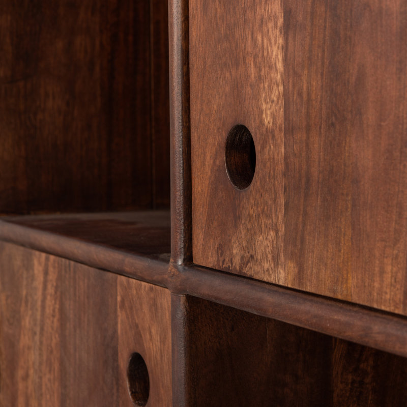 STAES STORAGE CABINET MANGO WOOD WALNUT