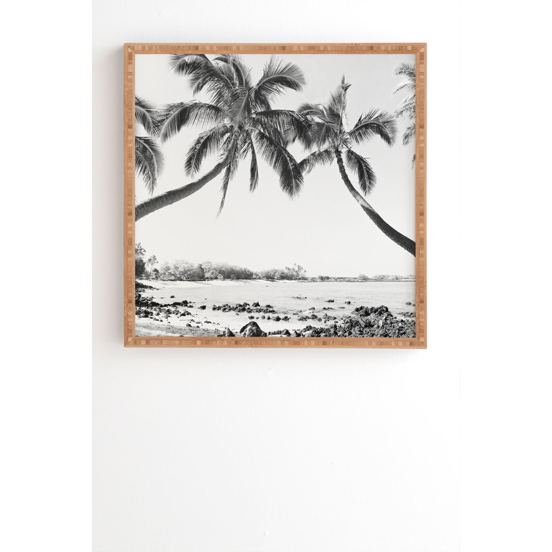 " The Bay Black White " by Bree Madden Society6 Mat 