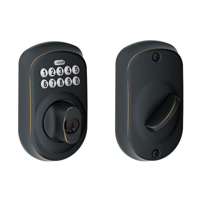 Schlage Keypad Deadbolt with Plymouth Trim