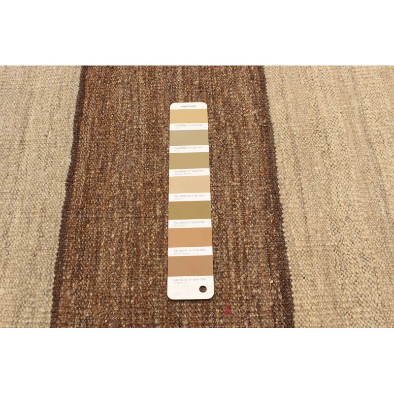 Boho brun Kilim 5 pi 9 po x 9 pi 4 po