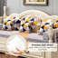 Canapé-lit extensible en mélange de coton extensible 39,37 po moderne et minimaliste ivoire-759489050-759489062