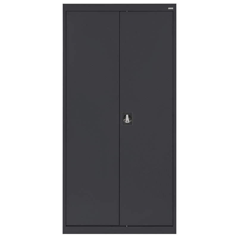 Armoire de rangement à 5 tablettes, Noir