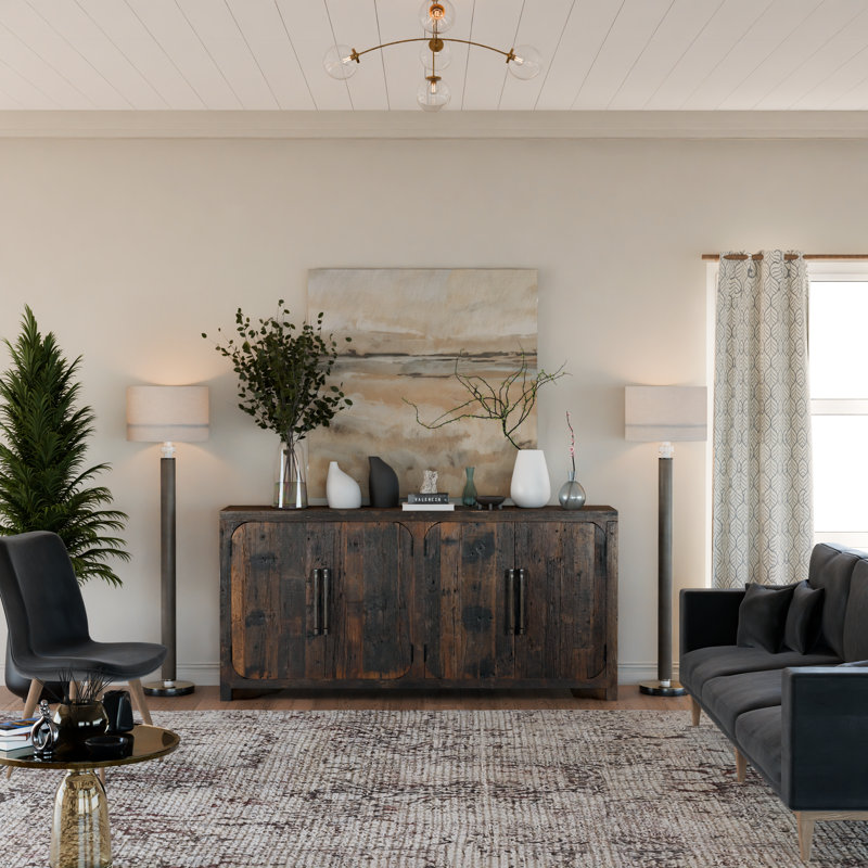 Durias 72'' Solid Wood Sideboard