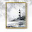 NAUTICAL Series DVIII - Impression encadrée de qualité supérieure - Prêt à être accroché - Aucun clou requis-1126416530-1126416528