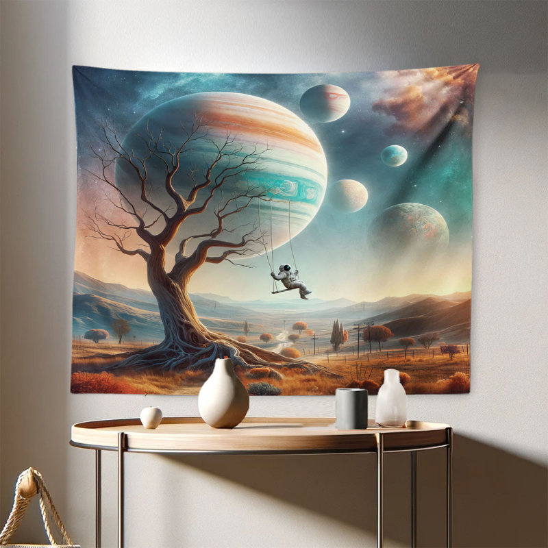 Tapisserie en microfibre, H 28 po x l 23 po