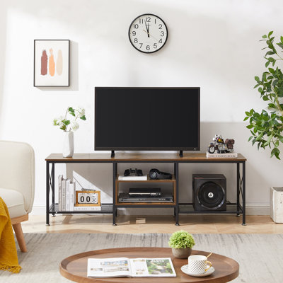 Pursley TV Stand for TVs up to 75", Entertainment Center Media TV Console Table for Living Room by Trent Austin Design