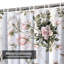 Bouquet de roses sans soudure à l'aquarelle, belle décoration tendance avec 12 crochets-373508215