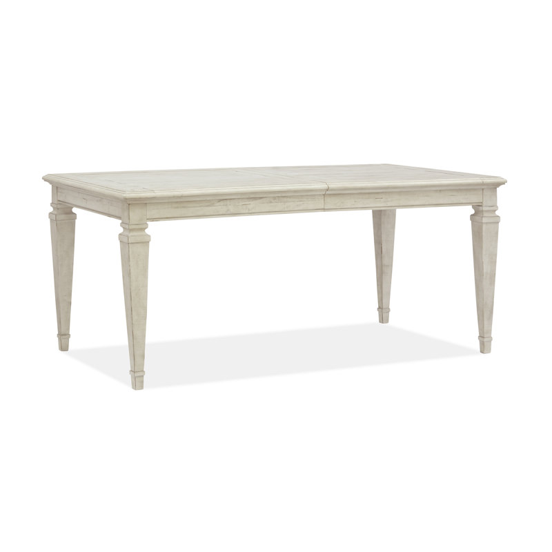 Lacandice Extendable Pine Solid Wood Base Dining Table