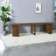 Tables de salle à manger extensibles (table seulement, sans chaises, avec plateau et pieds) en bois