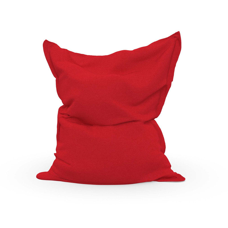 Housse pour fauteuil à billes Sunbrella (sac seulement, grand), Sunbrella toile rouge jockey, H 10 po x l 47 po x P 63 po
