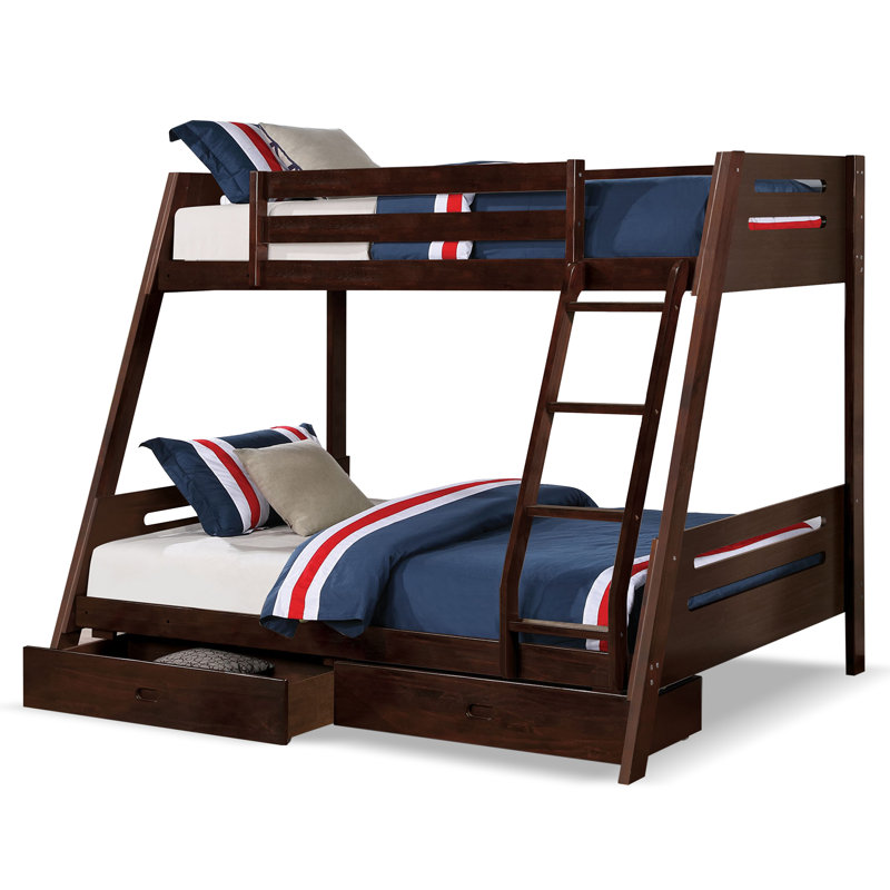 Jullianna Twin/Full Bunk Bed, Brown