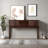 Retro Console Table With 2 Drawers, 2 Cabinets-109894770