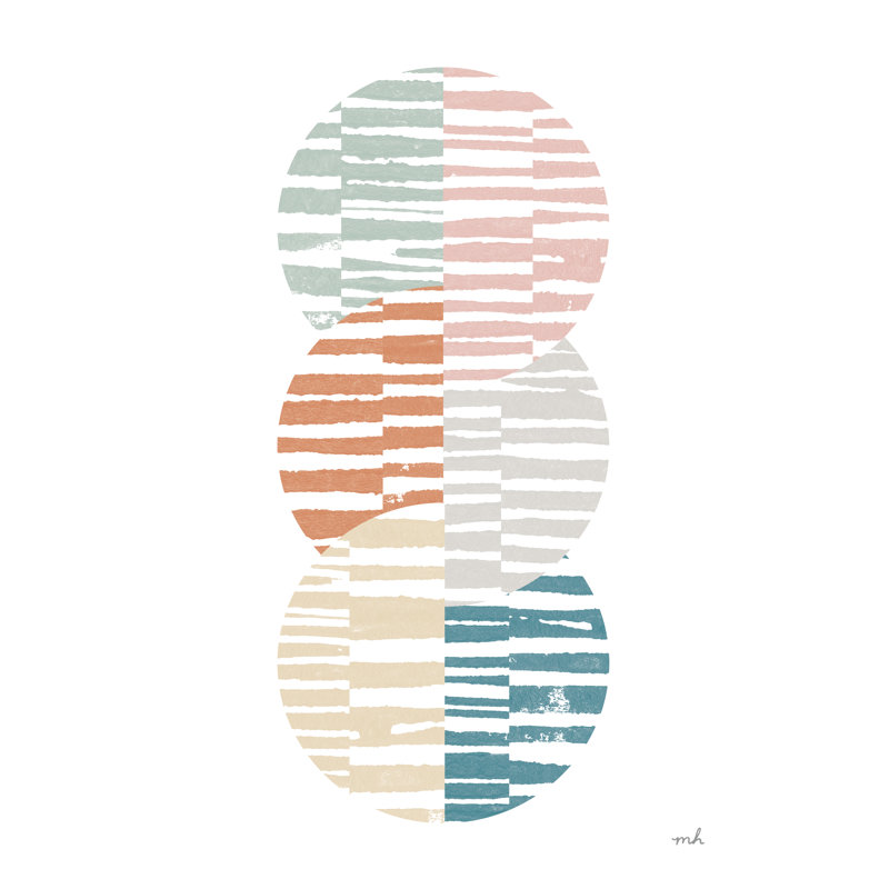 Meditate I by Moira Hershey - Graphic Art Print, 48cm H x 32cm W, Black Floater Framed