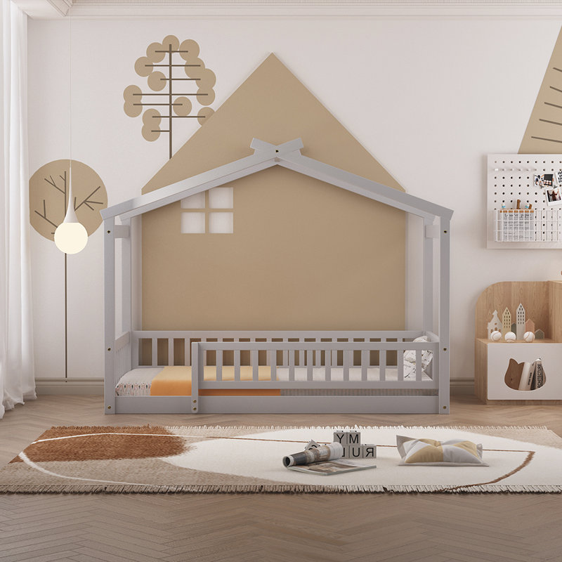 Lit plateforme Mahajan, Gris