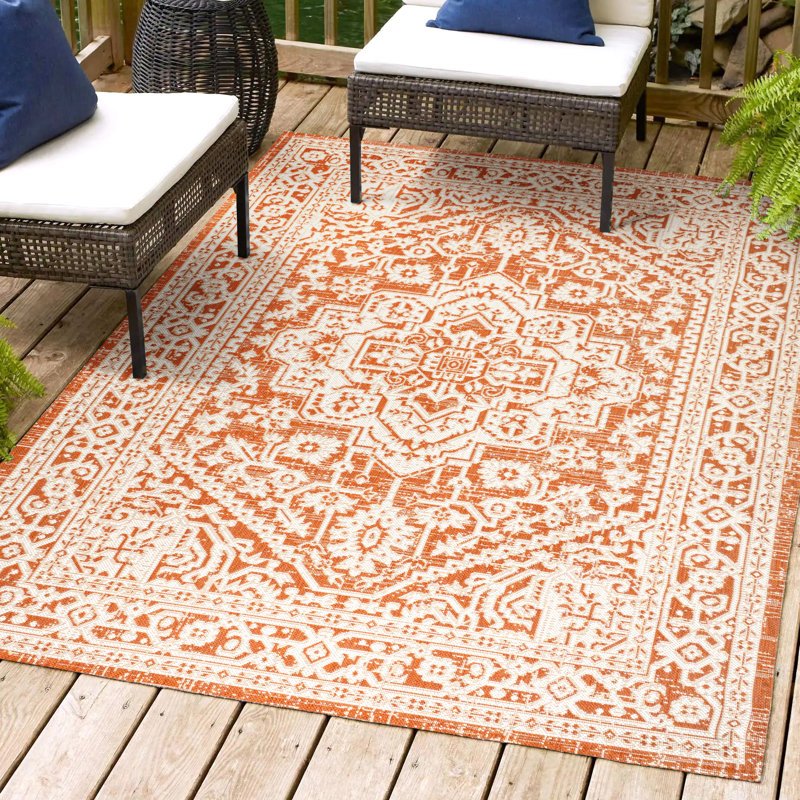 Tapis intérieur / extérieur Moten, Rectangle 7 pi 9 po x 10 pi