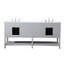 Ensemble de meuble-lavabo double 72 po Krish-1055073961