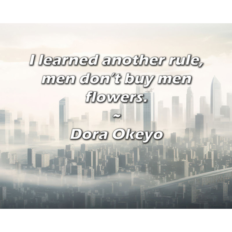 «Artsy Quote» par Dora Okeyo, toile tendue avec châssis, H 33 po x l 48 po