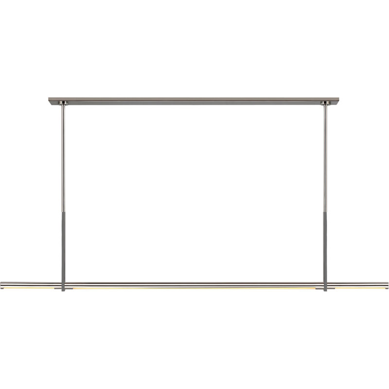 Kelly Wearstler Axis Large Linear Pendant, Polished Nickel