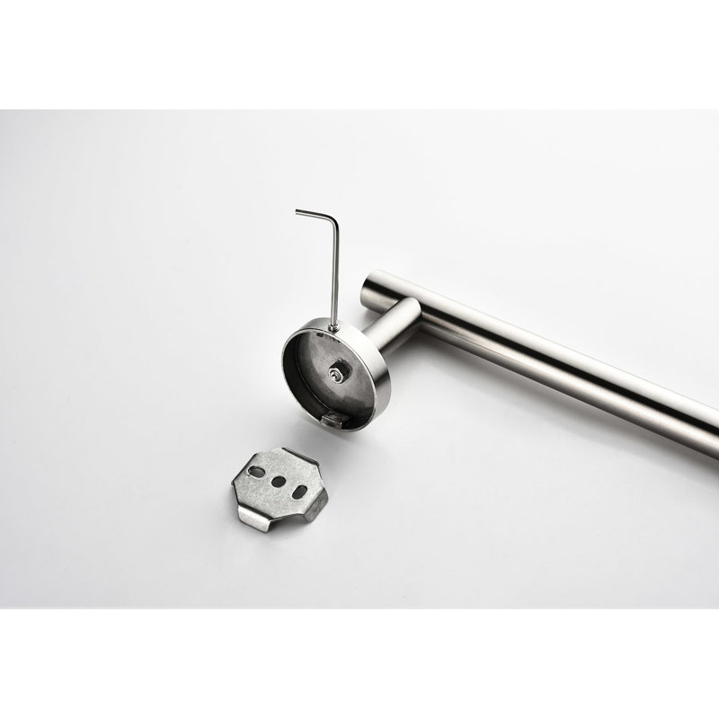 3 Bathroom In Brushed Nickel Finish, Stainless Steel, Modern Style, Scratch-, Rust, Convenient Installation Sort Fittings Nickel, , Corrosion, Straightforward Style