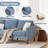 91.73'' Upholstered Square Arm Sofa Light Blue Chenille-1743596093