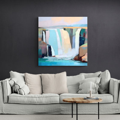 "Chutes d'eau 2" sur toile