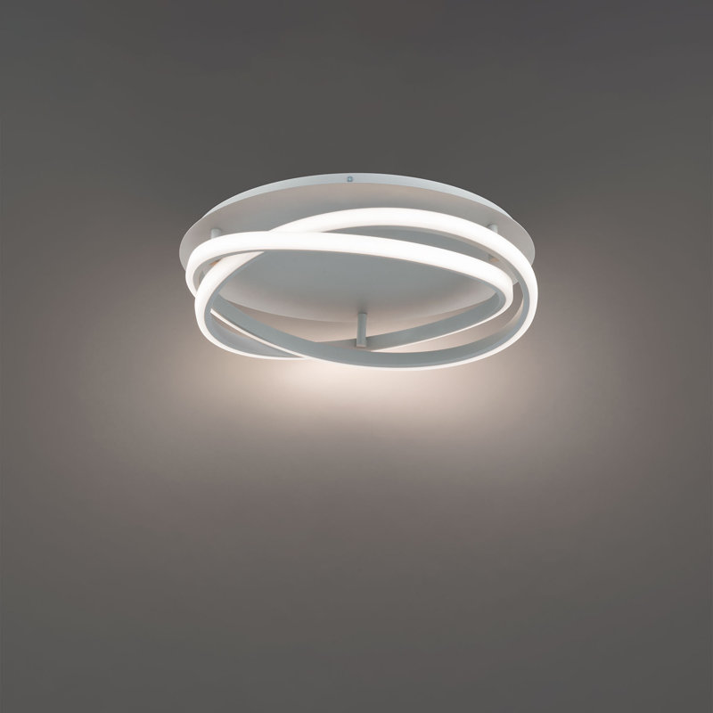 Titanium Modern LED Indoor/Outdoor Flush Mount Light