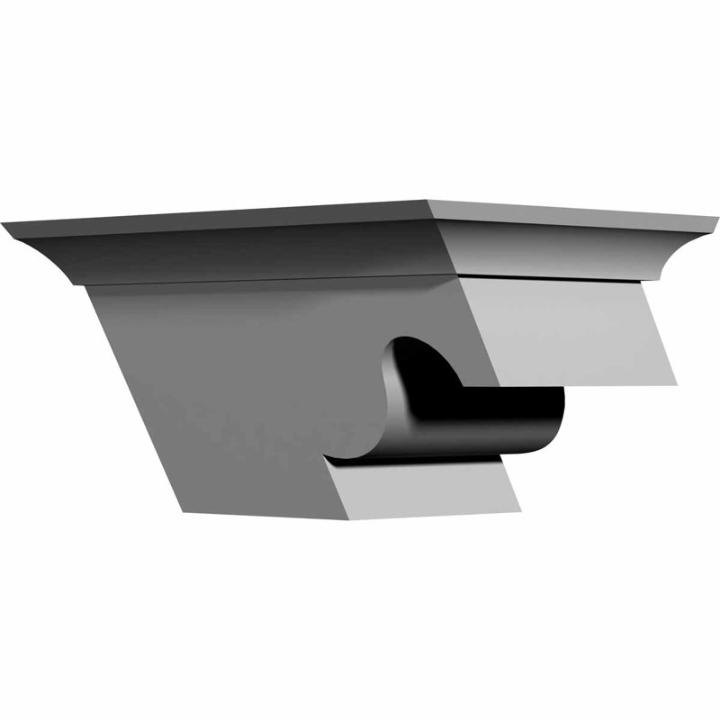 Endurathane Nexus Bracket, 7 1/2"W x 6 1/4"D x 4"H, Factory Primed (4-Pack)