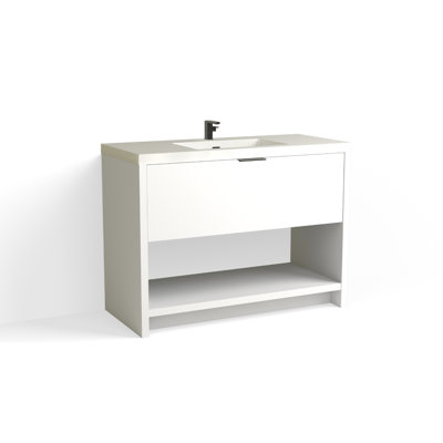 Vista 48" W Freestanding Single Bathroom Vanity
