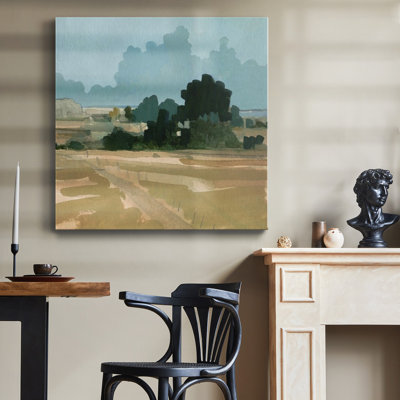 Toile tendue avec châssis Mute Distant Shoreline II-Premium - prête à être accrochée