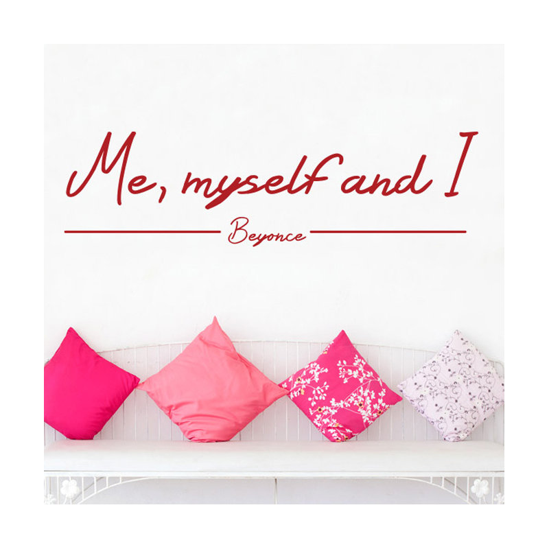 Wall Decal, Medium, Dark Red
