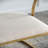 Basic Accent Chair, Distressed Gold
