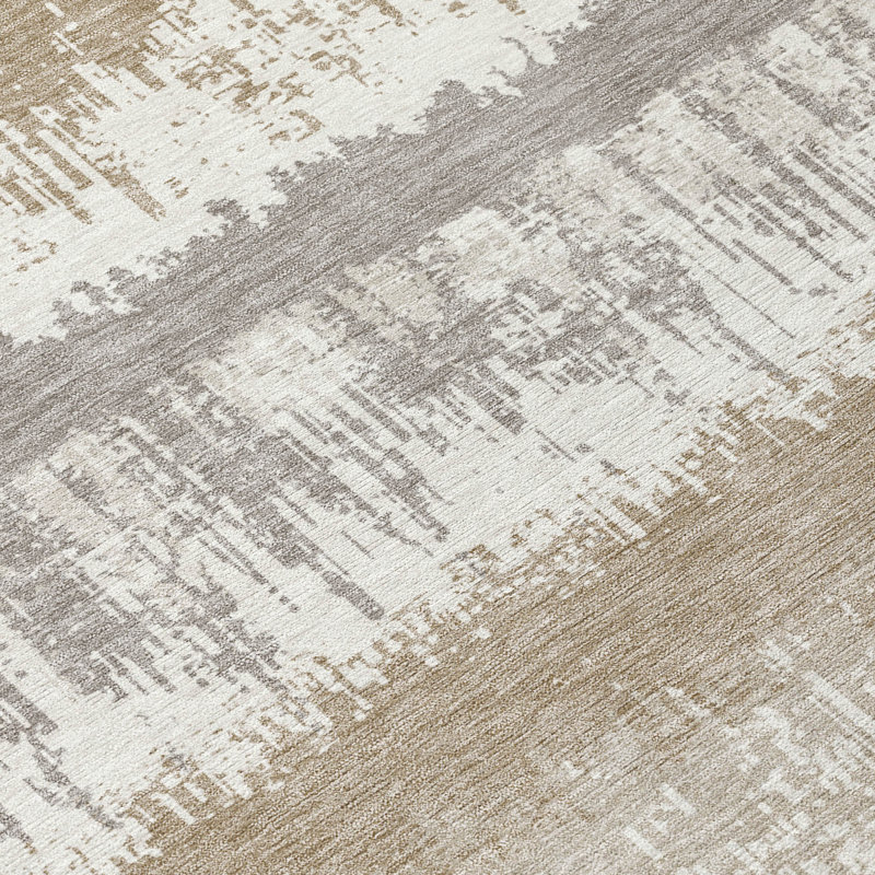 Chayden Indoor/Outdoor Chantille ACN1013 Gold Area Rug, Rectangle 3' x 5'