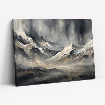 «Mountain Storm», reproduction d'art sur toile, ensemble de 1