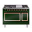 ILVE Nostalgie II Noblesse 48 in Dual Fuel Range, 8 Burner, Griddle-329475243-329475244