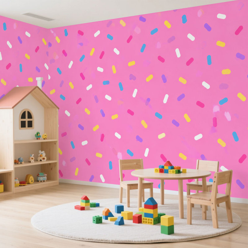 Papier peint adhésif peler et coller Sprinkles, L 100,08 po x l 144 po
