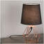 Lampe de table en cuivre 11,25 po «Wesley Geometric», cuivre