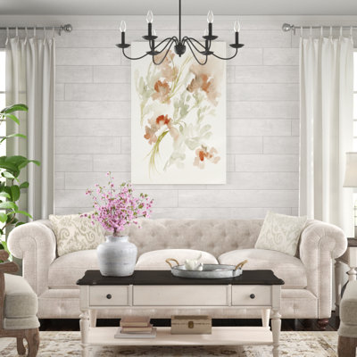 " Abstracting Flowers II " by Jennifer Goldberger Painting Print