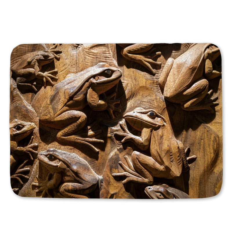 Armonni Microfiber / Microsuede Non-Slip Bath Mat, 17" W x 24" L
