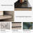  Alfreida 125.96 In.modern Combination Sideboard