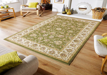Round Oriental Area Rug, Round 120cm