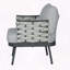 Coussin hydrofuge en acier pour fauteuil club