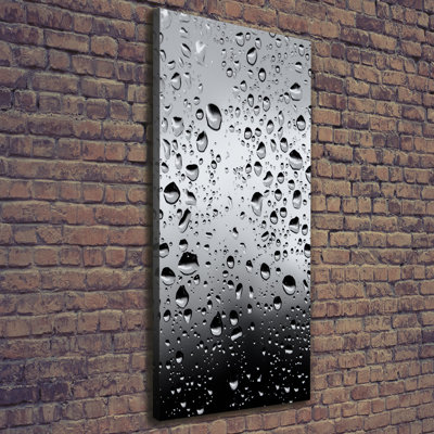 Drops Of Water - Wrapped Canvas Print