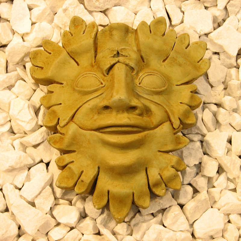 Plaque de bavarois Greenman, Bronze patiné