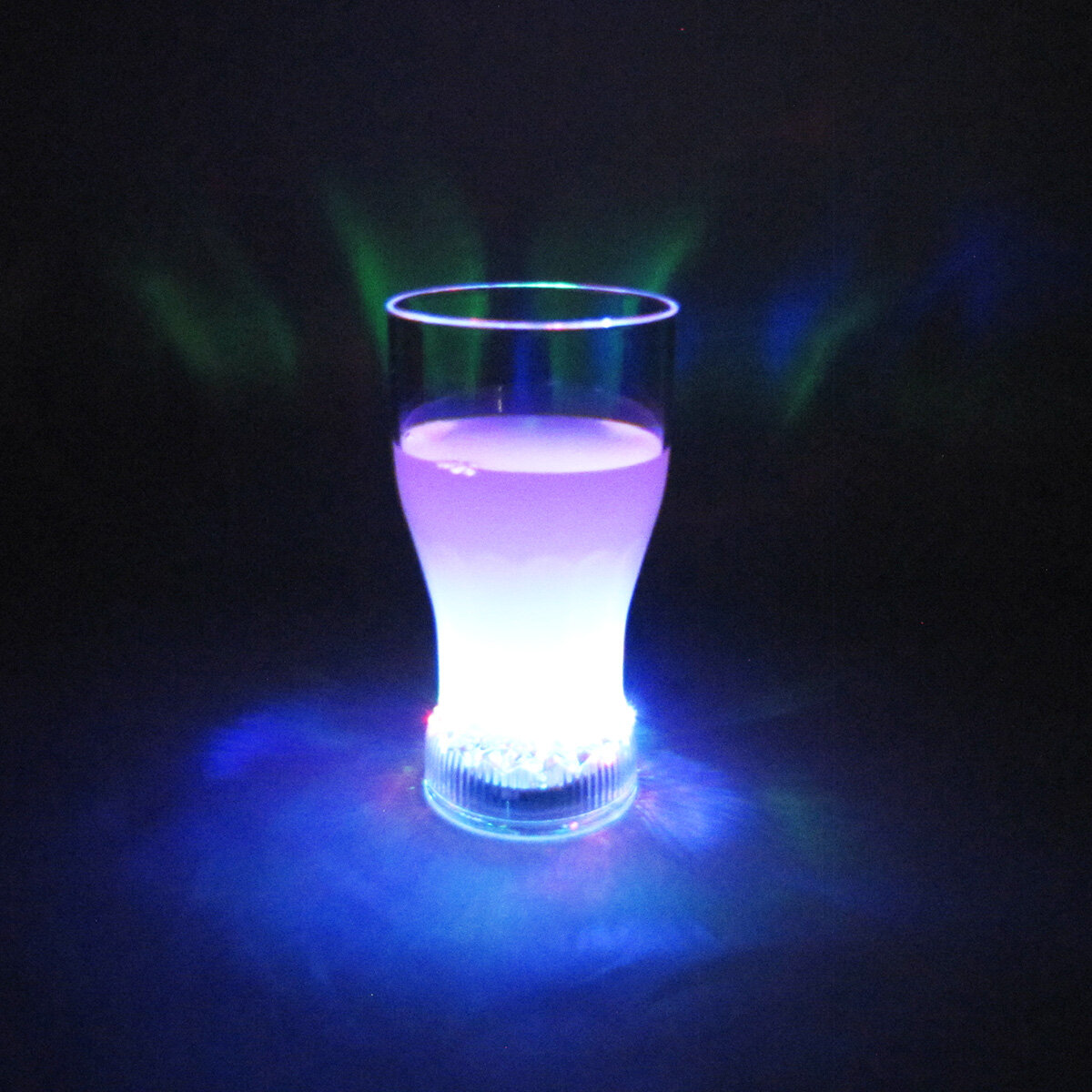 Liquid Activated Multicolor LED Tumblers ~ Fun Light Up Drinking Glasses -  6 oz. - Set of 4