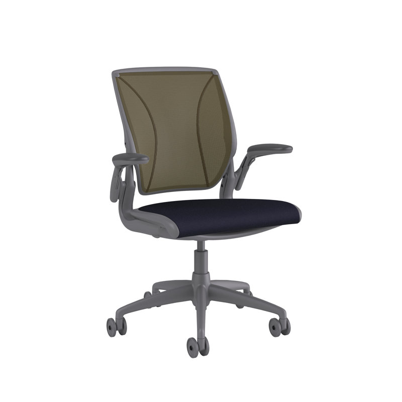 Diffrient World Wool Task Chair, Corde/Navy, Catena/Bayberry, Gray