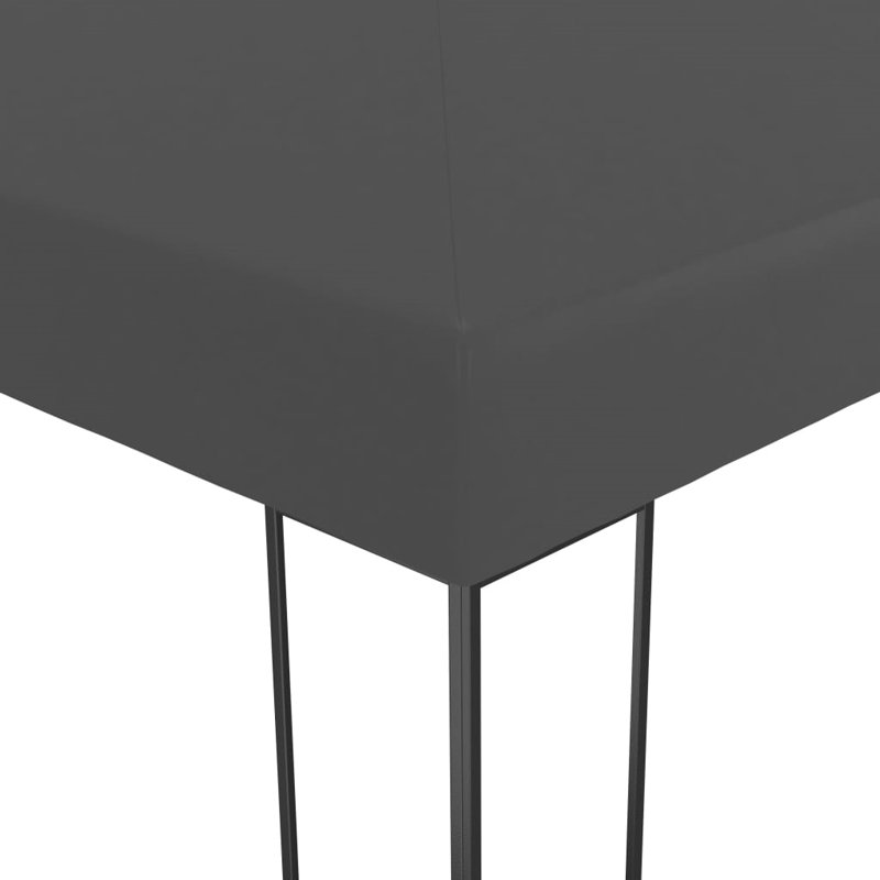 Haygashen 3m x 3m Steel Patio Gazebo, Anthracite