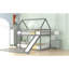 Lit simple moderne avec lit escamotable et échelle-603995507