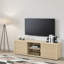 Meuble télé Abba de 67,7 po de style Mid-Century moderne avec rangement et tablettes pour téléviseurs de 75 po ou moins Abba-1113897080