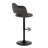 Lake Adjustable Bar Stools with Rounded T Footrest-101096478